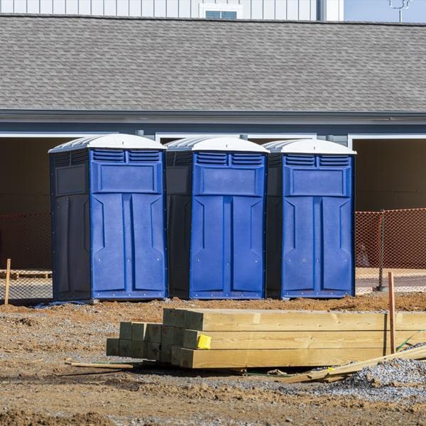 Heavy-duty construction site porta potty in Nashville, Texas