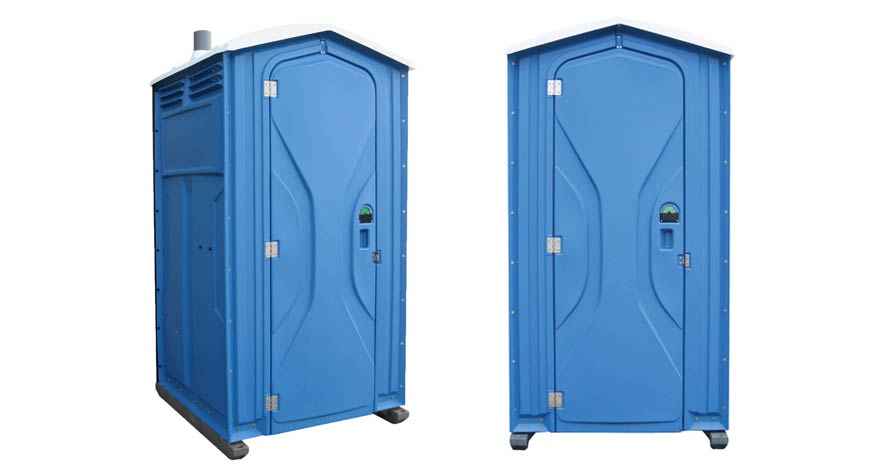 Long-term porta potty units on site in Nashville, Texas